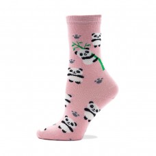 Жіночі шкарпетки "панда"рожеві (1110)