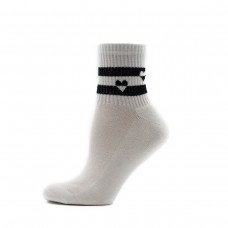 Жіночі шкарпетки напівмахрові білі (1504)