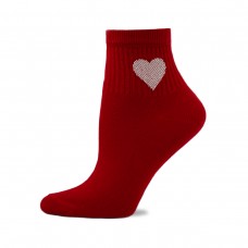 Жіночі шкарпетки "серце червоні" (1123)