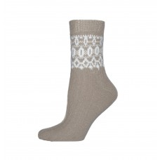 Жіночі шкарпетки Лонкаме ангора беж Ornament (6300)