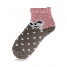 Дитячі шкарпетки "котик" рожеві (1401)