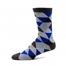 Чоловічі шкарпетки  (голубі/сірі ромби) 2016