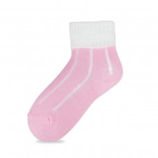 Дитячі шкарпетки "рожеві з відворотом" (1401)