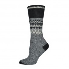 Жіночі шкарпетки Лонкаме напіввовна сірі (6500)