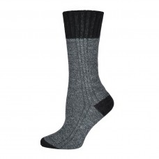 Жіночі шкарпетки Лонкаме напіввовна сірі (6500)