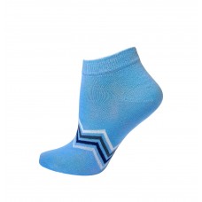Жіночі шкарпетки Лонкаме блакитні Lurex (1120)