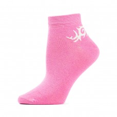 Жіночі шкарпетки короткі "тату рожеві" (1120)