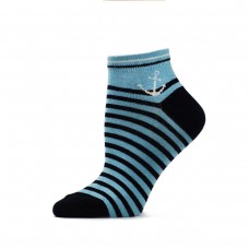 Жіночі шкарпетки короткі "полоска якір" (5013)