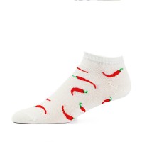 Чоловічі шкарпетки короткі "перці білі" (3113)