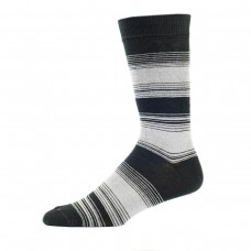 Чоловічі шкарпетки демісезон (чорно-сіра полоска) (2050)