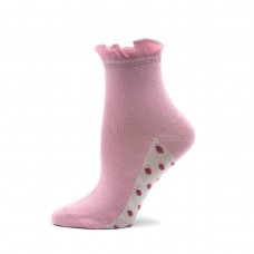 Женские носки розовые рюша (1045)
