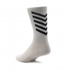 Men's sports socks white stripes (2107)