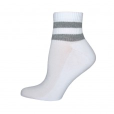 Women's socks lonkame gray Snowman (3302)