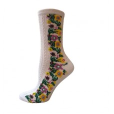 Женские носки Цветы (1093 К-1)