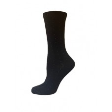 Женские носки варикоз крапка черные (1108)