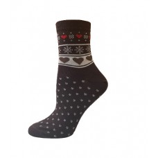 Women's socks hearts (1113)