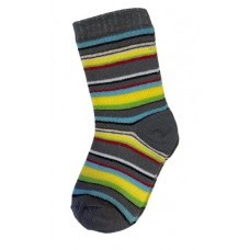 Дитячі шкарпетки в полоску сірі  (1402) Дитячі шкарпетки в полоску сірі  (1402)