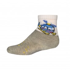 Дитячі шкарпетки Лонкаме сірі airplane (1402)