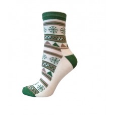 Women's half-double milk socks (1504)