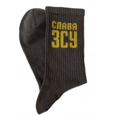 Жіночі шкарпетки патріотичні хакі ЗСУ  (2107С)