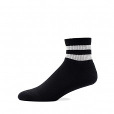 Men's semi-terry black socks (3302)