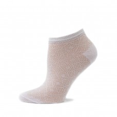  Женские носки сетка черно/белые(5019)
