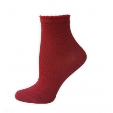 Женские носки Сердце сетка  красные (5080)  Женские носки Сердце сетка  красные (5080)