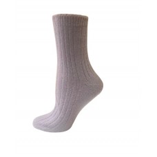 Женские носки Лонкаме ангора сиреневые (6300)