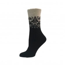 Жіночі шкарпетки ангора сніжинка (6301)