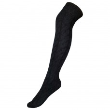 Підколінки жіночі Лонкаме ангора чорні  (6514) Підколінки жіночі Лонкаме ангора чорні  (6514)