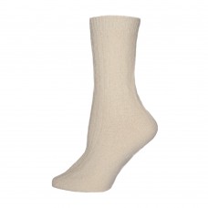 Женские носки Лонкаме ангора молочные (6300)